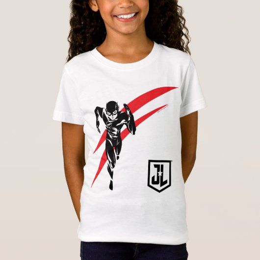 Justice League | De flits die Noir Pop Art in werk T-shirt (Voorkant)