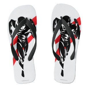 Justice League De flits die Noir Pop Art in werk Teenslippers
