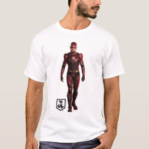 Justice League De flits op slagveld T-shirt