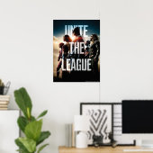 Justice League | De Liga verenigen Poster (Thuiskantoor)