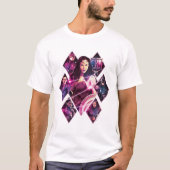 Justice League | Diamond Galactic Group Panels T-shirt (Voorkant)
