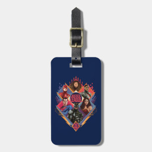 Justice League Diamond Hatch Group Badge Bagagelabel