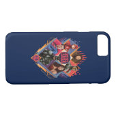 Justice League | Diamond Hatch Group Badge Case-Mate iPhone Case (Achterkant (Horizontaal))