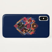 Justice League | Diamond Hatch Group Badge Case-Mate iPhone Case (Achterkant (horizontaal))