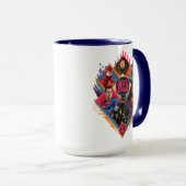 Justice League | Diamond Hatch Group Badge Mok (Voorkant rechts)