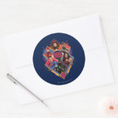 Justice League | Diamond Hatch Group Badge Ronde Sticker (Envelop)