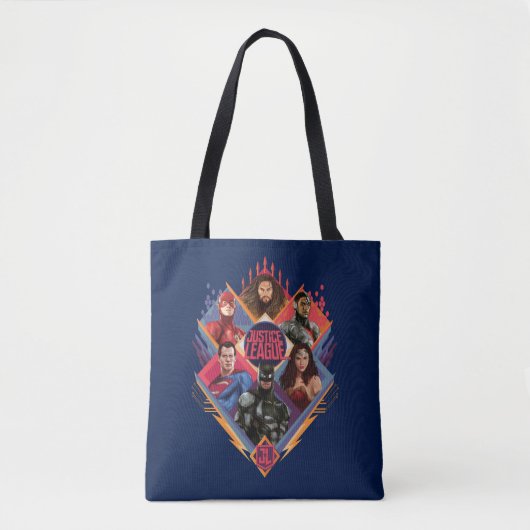 Justice League | Diamond Hatch Group Badge Tote Bag (Voorkant)