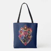 Justice League | Diamond Hatch Group Badge Tote Bag (Achterkant)
