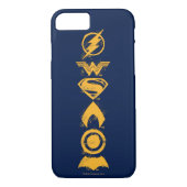 Justice League | Gestolen teamsymbolen Lineup Case-Mate iPhone Case (Achterkant)