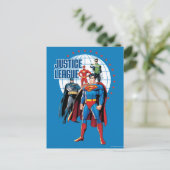 Justice League Global Heroes Briefkaart (Staand voorkant)