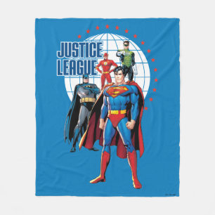 Justice League Global Heroes Fleece Deken