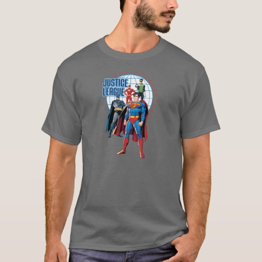 Justice League Global Heroes T-shirt (Voorkant)