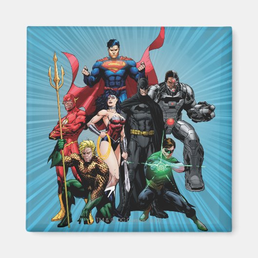 Justice League - Groep 2 Magneet (Voorkant)
