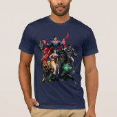 Justice League - Groep 2 T-shirt (Voorkant)