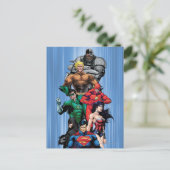 Justice League - Groep 3 Briefkaart (Staand voorkant)