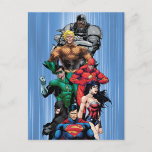Justice League - Groep 3 Briefkaart