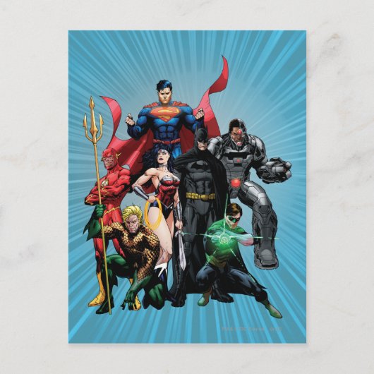 Justice League - Group 2 Briefkaart (Voorkant)