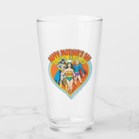 Justice League | Happy Moederdag Glas (Voorkant)