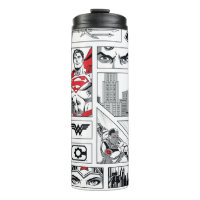 Justice League Heldhaftig Paneelpatroon