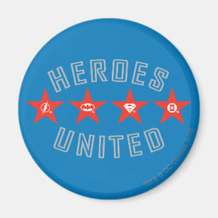 Justice League Heroes Unlinked Logos Magneet