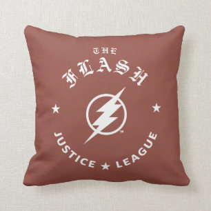 Justice League   Het Flash Retro Lightning Embleem Kussen