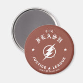 Justice League | Het Flash Retro Lightning Embleem Magneet (Voorkant / Achterkant)
