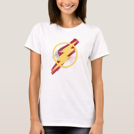 Justice League | Het Symbool van de Flits van de B T-shirt (Voorkant)