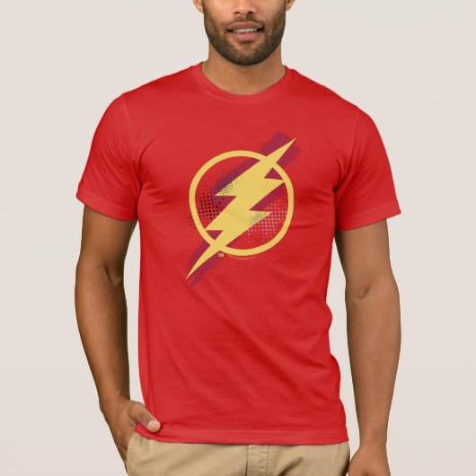 Justice League | Het Symbool van de Flits van de B T-shirt (Voorkant)