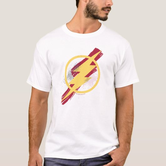 Justice League | Het Symbool van de Flits van de B T-shirt (Voorkant)