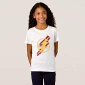 Justice League | Het Symbool van de Flits van de B T-shirt (Voorkant volledig)