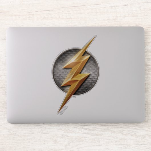 Justice League | Het symbool van de metalen bouten Sticker (Computer)