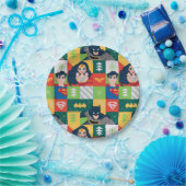 Justice League Holiday Collage Papieren Bordje (Feest)