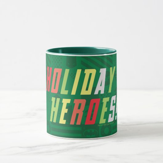 Justice League Holiday Heroes Graphic Mok (Midden)