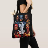 Justice League | Je kunt de wereld niet alleen red Tote Bag (Dichtbij)