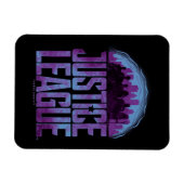 Justice League | Justice League City Silhouette Magneet (Horizontaal)