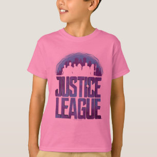 Justice League   Justice League City Silhouette T-shirt