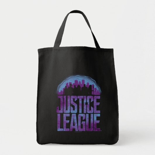 Justice League | Justice League City Silhouette Tote Bag (Voorkant)