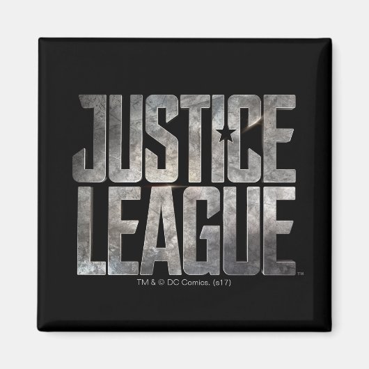 Justice League | Justice League Metallic Logo Magneet (Voorkant)