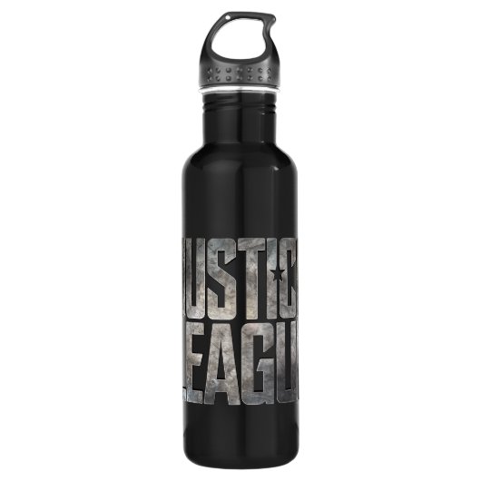 Justice League | Justice League Metallic Logo Waterfles (Voorkant)