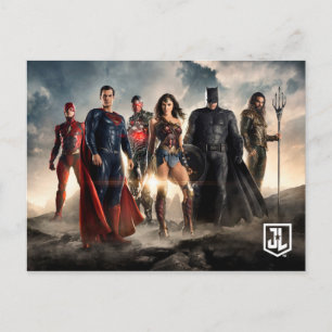 Justice League Justice League on Battlefield Briefkaart