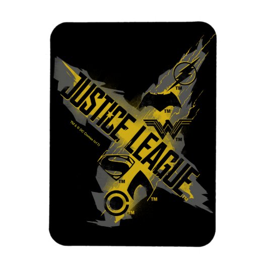 Justice League | Justice League & Team Symbols Magneet (Verticaal)