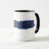 Justice League | Logo Blue Stroke Justice League Mok (Voorkant rechts)