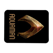 Justice League | Metallic Aquaman Symbol Magneet (Horizontaal)