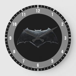 Justice League Metallic Batman-symbool Grote Klok