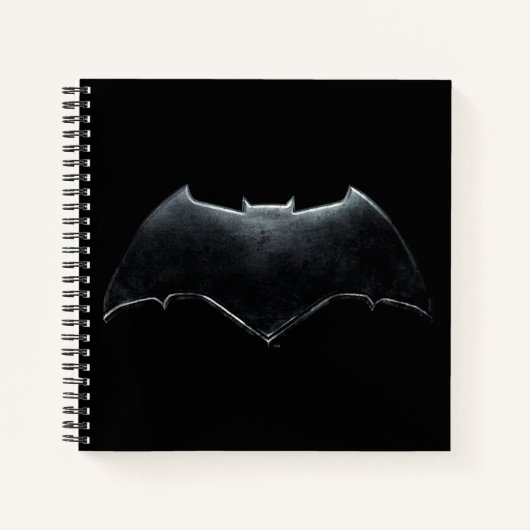 Justice League | Metallic Batman-symbool Notitieboek (Voorkant)
