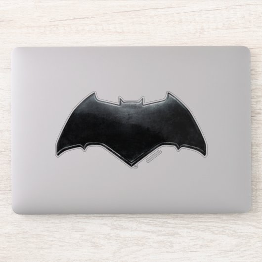 Justice League | Metallic Batman-symbool Sticker (Computer)