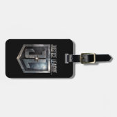 Justice League | Metallic JL Shield Bagagelabel (Voorkant horizontaal)