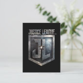 Justice League | Metallic JL Shield Briefkaart (Staand voorkant)
