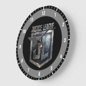 Justice League | Metallic JL Shield Grote Klok (Hoek)