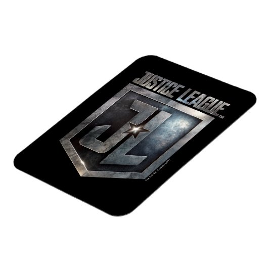 Justice League | Metallic JL Shield Magneet (Linkerzijde)